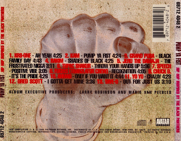 Various : Pump Ya Fist (Hip Hop Inspired By The Black Panthers) (CD, Comp)