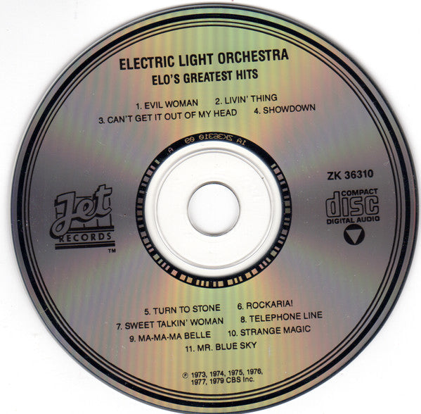 Electric Light Orchestra : ELO's Greatest Hits (CD, Comp, RE)