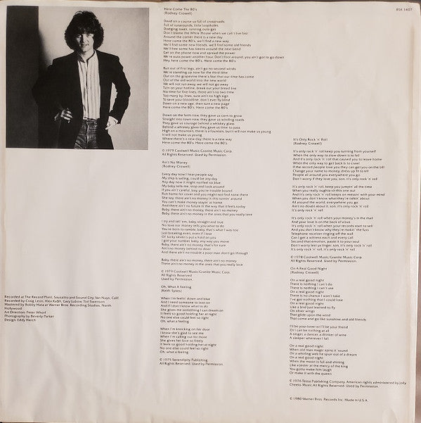 Rodney Crowell : But What Will The Neighbors Think (LP, Album, L.A)