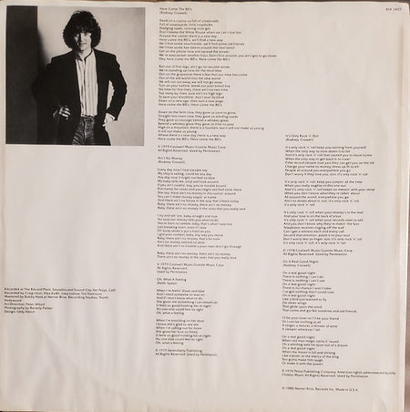 Rodney Crowell : But What Will The Neighbors Think (LP, Album, L.A)