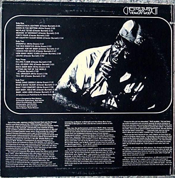 Howlin' Wolf : Chester Burnett A.K.A. Howlin' Wolf (2xLP, Comp, Gat)