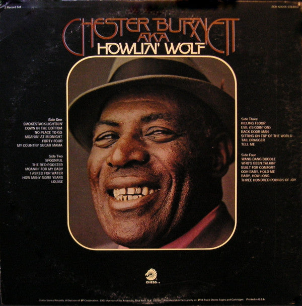 Howlin' Wolf : Chester Burnett A.K.A. Howlin' Wolf (2xLP, Comp, Gat)