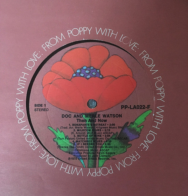 Doc & Merle Watson : Then And Now (LP, Album)