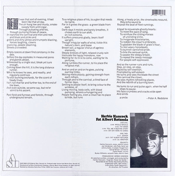 Herbie Hancock : Fat Albert Rotunda (LP, Album, RE)