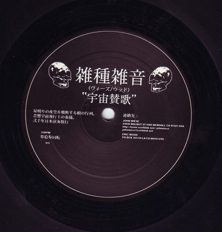 雑種雑音* : Japan Tour (12", S/Sided, Ltd)