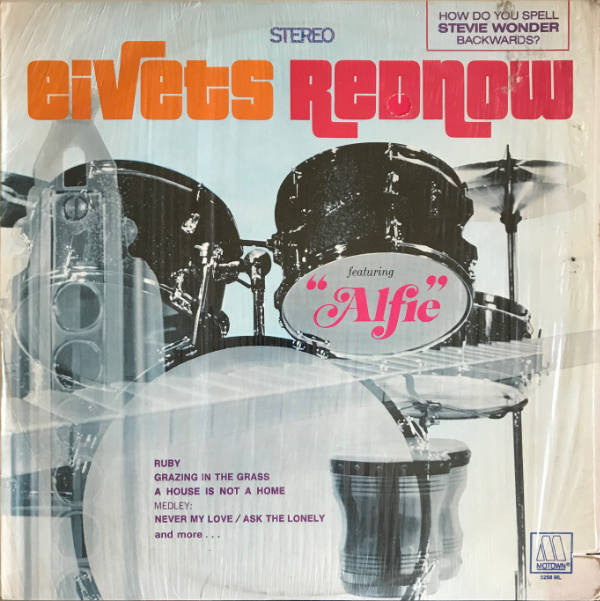 Stevie Wonder : Alfie (LP, Album, RE)
