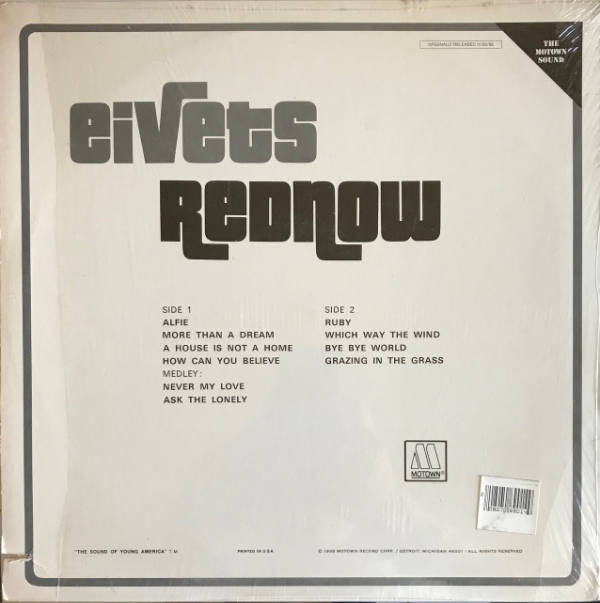 Stevie Wonder : Alfie (LP, Album, RE)