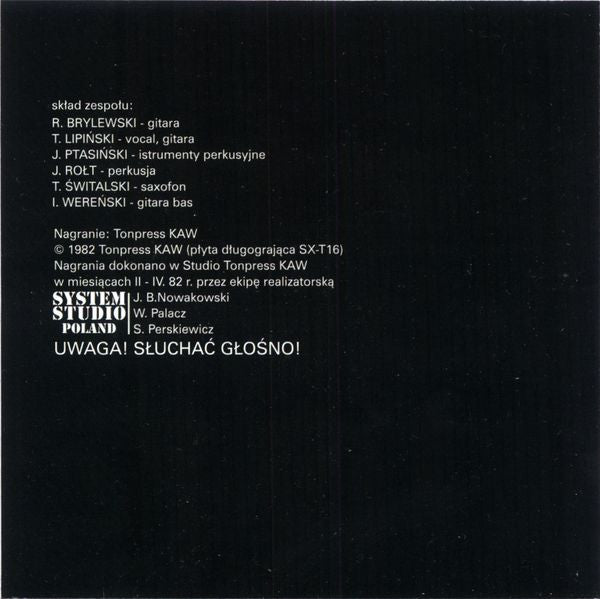 Brygada Kryzys : Brygada Kryzys (CD, Album, RE, RM)