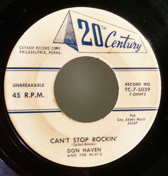 Don Haven And The Hi-Fi's (4) : Have Yourself A Ball (7")