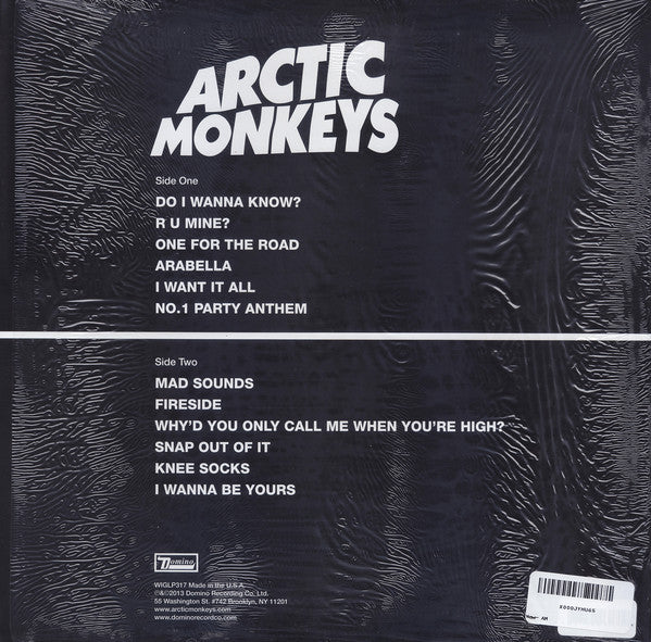 Arctic Monkeys : AM (LP, Album, RE, 180)