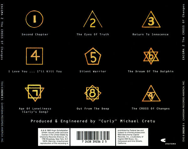 Enigma : The Cross Of Changes (CD, Album)