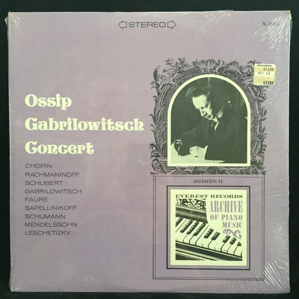 Ossip Gabrilowitsch : Ossip Gabrilowitsch Concert (LP, Comp)