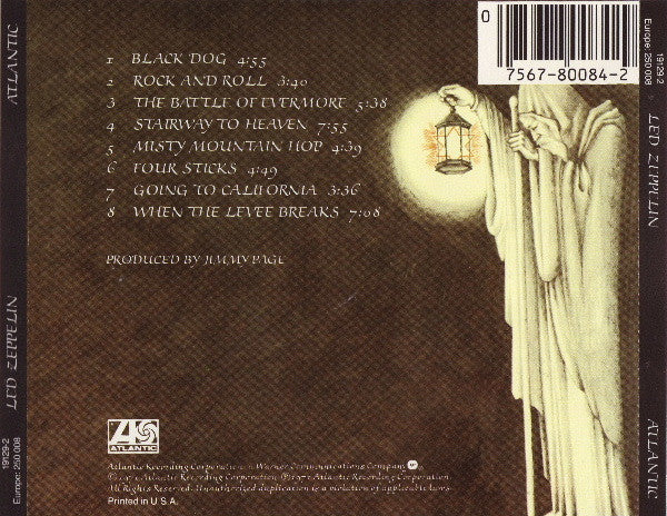 Led Zeppelin : Untitled (CD, Album, RE, SRC)