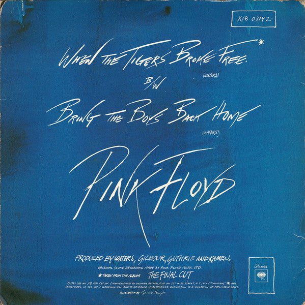 Pink Floyd : The Wall (Music From The Film) (7", Single, Ter)
