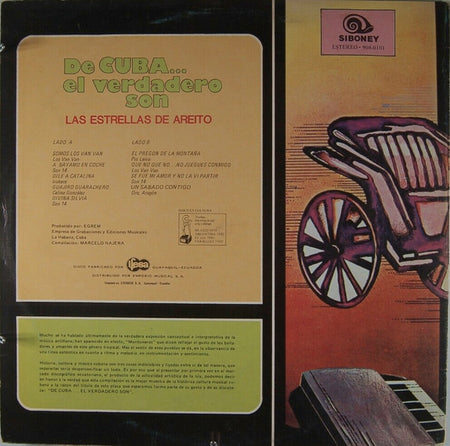 Various : De Cuba... El Verdadero Son (Las Estrellas De Areito) (LP, Comp)