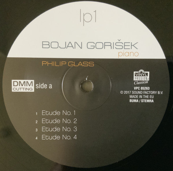 Bojan Gorišek, Philip Glass : Etudes For Piano Book 1, Nos. 1-10 (2xLP, Album)
