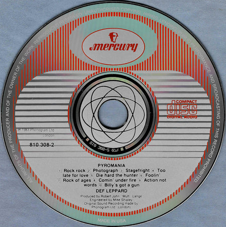 Def Leppard : Pyromania (CD, Album, RE)