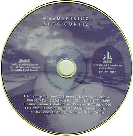 Alex Cortiz : Mesmerising (CD, Album, RE)