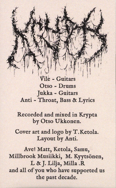 Krypts : Cadaver Circulation (Cass, Album)