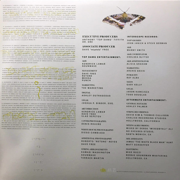 Kendrick Lamar : To Pimp A Butterfly (2xLP, Album, Gat)