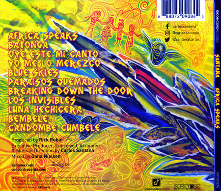 Santana : Africa Speaks (CD, Album)