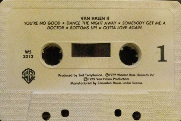 Van Halen : Van Halen II (Cass, Album)