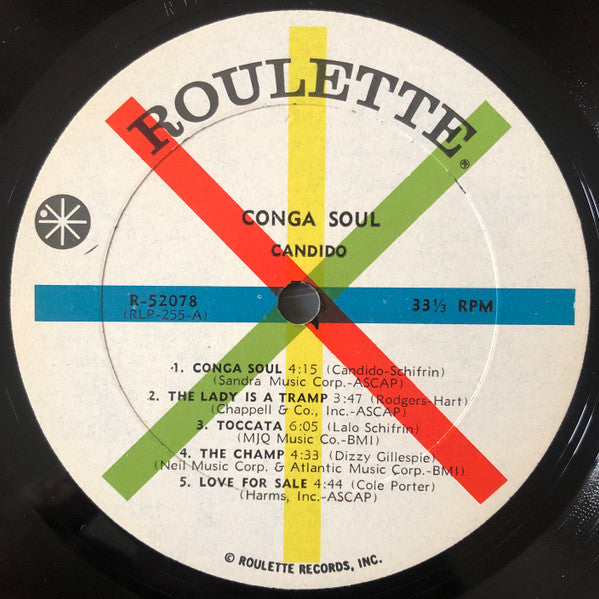 Candido : Conga Soul (LP, Album, Mono)