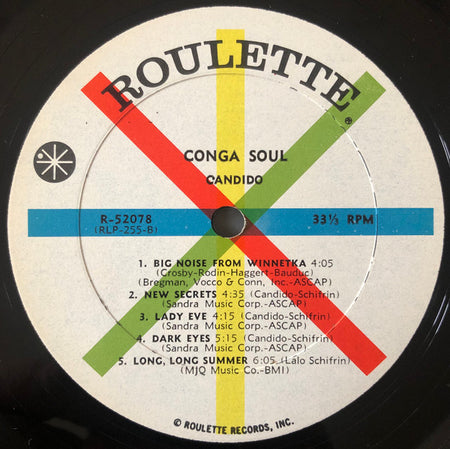 Candido : Conga Soul (LP, Album, Mono)