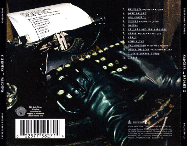 Madonna : Madame X (CD, Album)