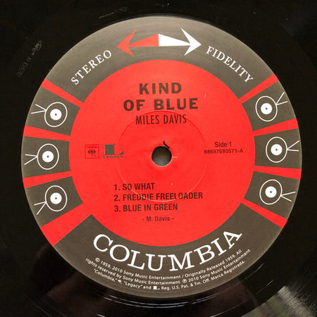 Miles Davis : Kind Of Blue (LP, Album, RE, RM, 180)