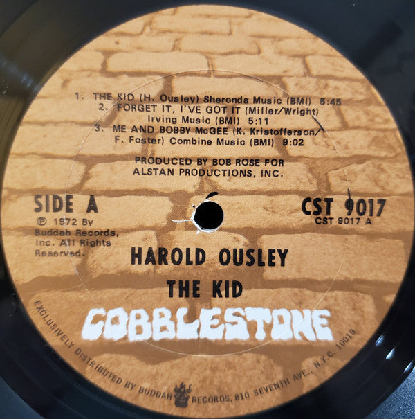 Harold Ousley : The Kid! (LP, Album, ARP)