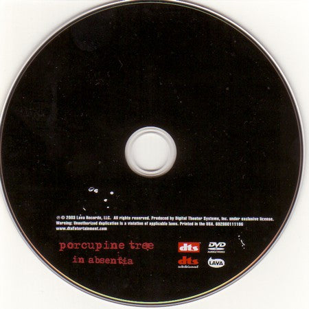 Porcupine Tree : In Absentia (DVD-V, Album, Multichannel, NTSC, Sup)