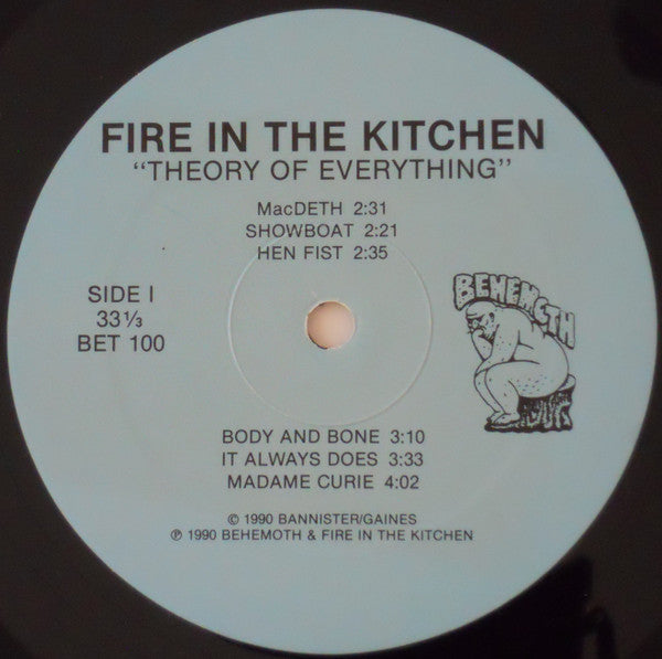Fire In The Kitchen : Theory Of Everything (LP, Album)