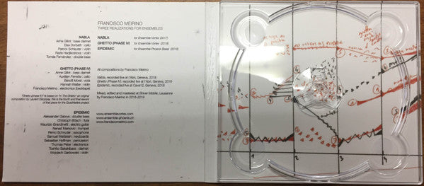 Francisco Meirino : Three Realizations For Ensembles (CD, Album)