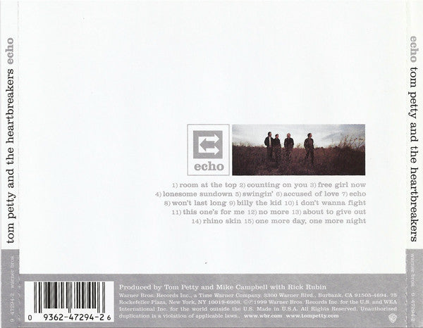 Tom Petty And The Heartbreakers : Echo (CD, Album, Wea)
