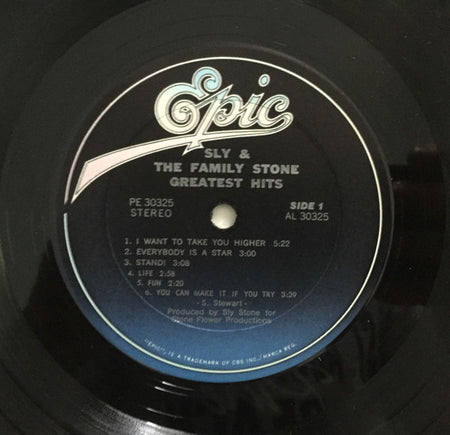 Sly & The Family Stone : Greatest Hits (LP, Comp, RE, Car)
