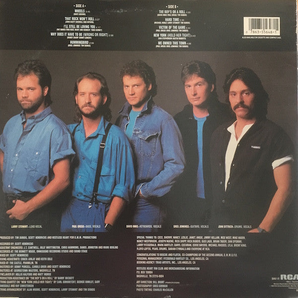 Restless Heart : Wheels (LP, Album, Hau)