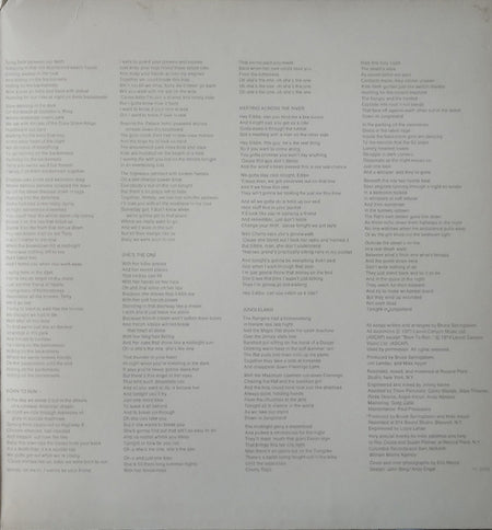Bruce Springsteen : Born To Run (LP, Album, San)