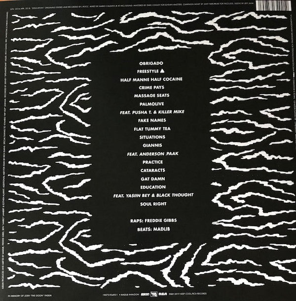 Freddie Gibbs & Madlib : Bandana (LP, Album)