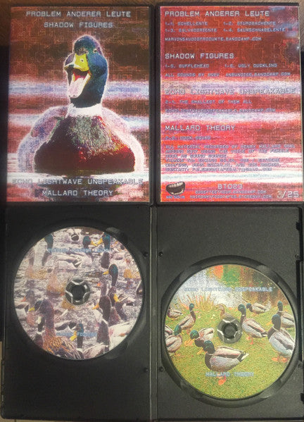 Problem Anderer Leute / Shadow Figures / Echo Lightwave Unspeakable / Mallard Theory : A 4 Way Split About Ducks (2xCDr, Ltd, Num)