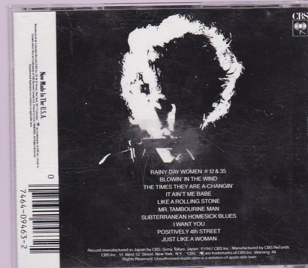Bob Dylan : Bob Dylan's Greatest Hits (CD, Comp, RE, RP)