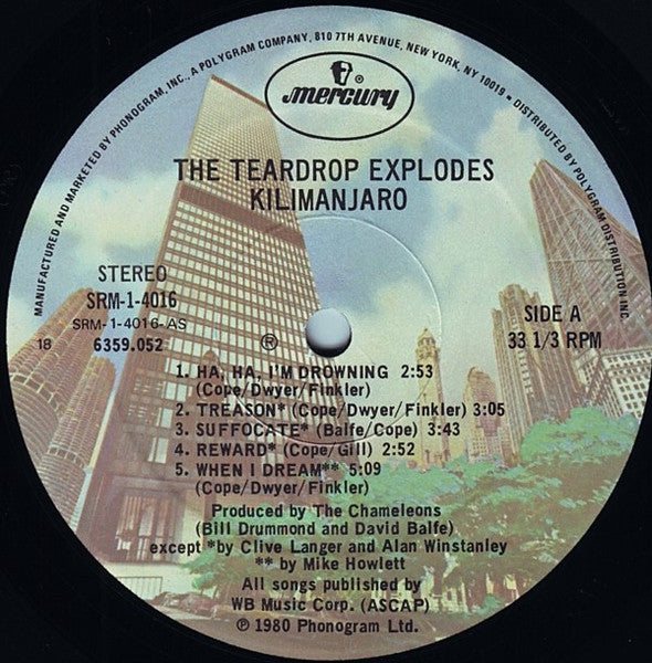 The Teardrop Explodes : Kilimanjaro (LP, Album, 18 )