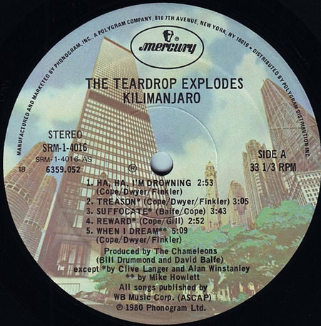 The Teardrop Explodes : Kilimanjaro (LP, Album, 18 )