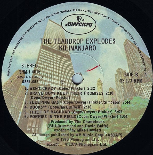 The Teardrop Explodes : Kilimanjaro (LP, Album, 18 )