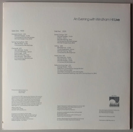 Various : An Evening With Windham Hill Live (LP, Album, RE)