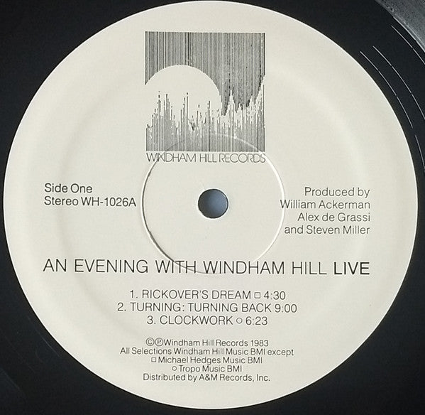 Various : An Evening With Windham Hill Live (LP, Album, RE)