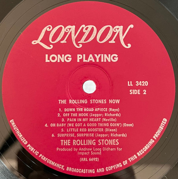 The Rolling Stones : The Rolling Stones, Now! (LP, Album, Mono, Unb)