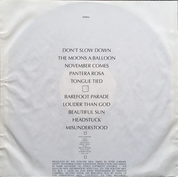 The Hollow Men : Cresta (LP, Album)