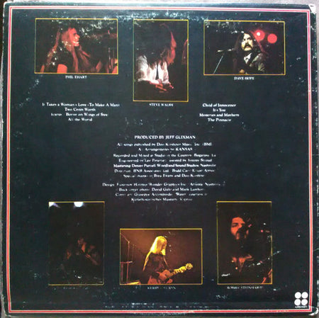 Kansas (2) : Masque (LP, Album, Ter)
