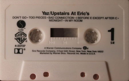 Yaz* : Upstairs At Eric's (Cass, Album, RE, SR,)